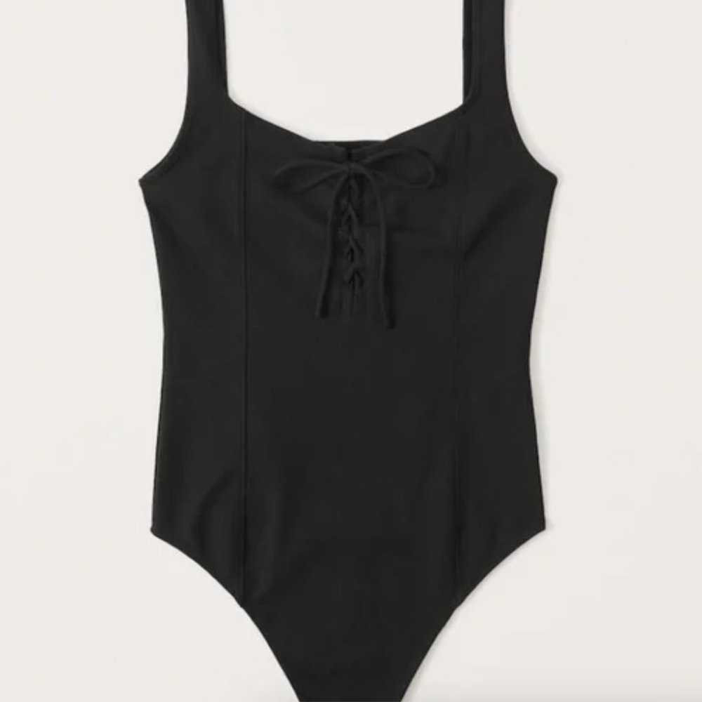 Abercrombie Lace Up Bodysuit